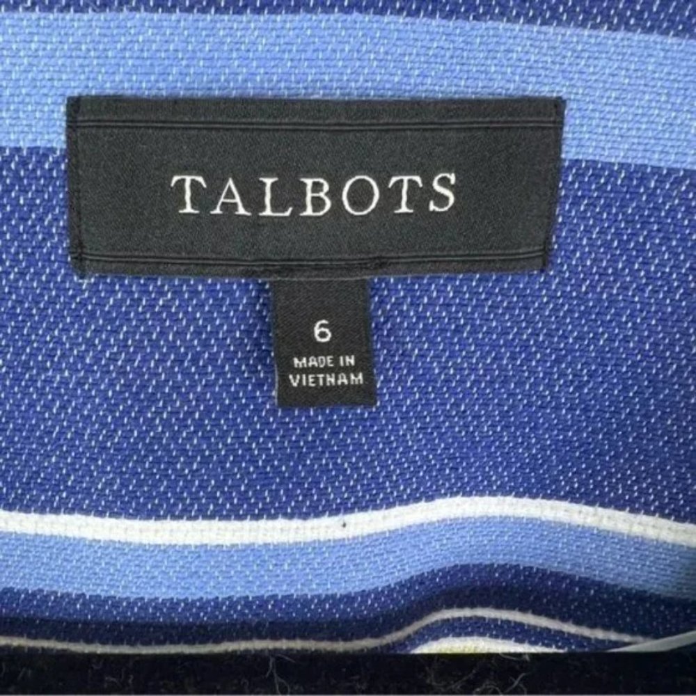 Talbots Open Front Blazer Jacket Size 6 - image 6